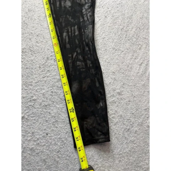 Spanx By Sara Blakely Black Camo‎ Print High Waist Leggings Women's XL - Picture 7 of 7